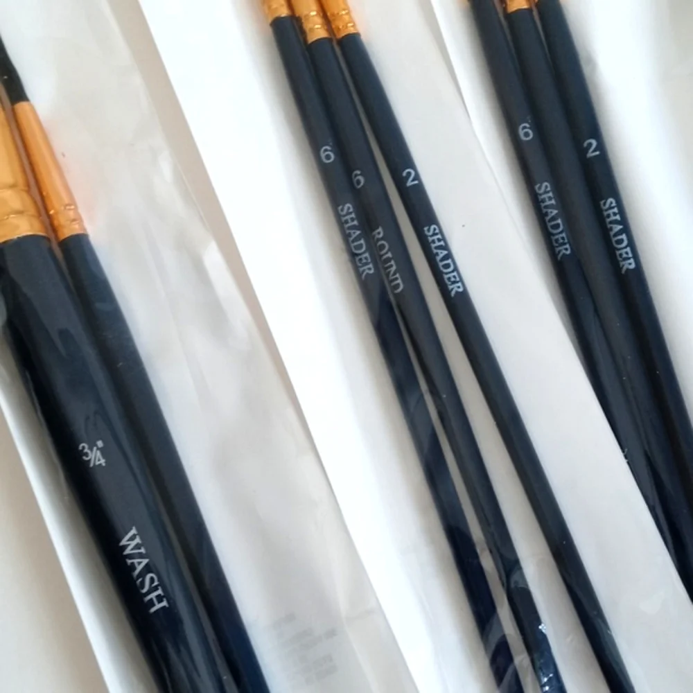 26 Piece Set Artist Paint Brush Sets with Palette by Crafters Square